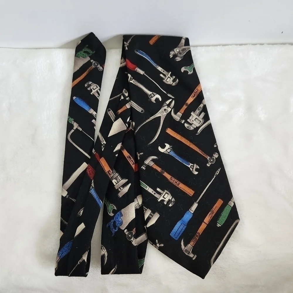 Tango By Max Raab Tool Time Mechanic Home Improvement Necktie Tie